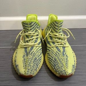Mens yellow Yeezys